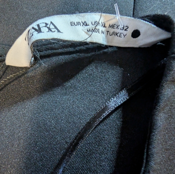 ZARA Women’s Black Shift Dress Short Sleeve Size M NWOT - Picture 5 of 5